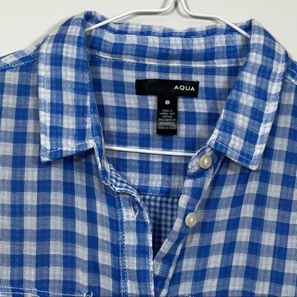 Aqua Button Down - Picture 2 of 4